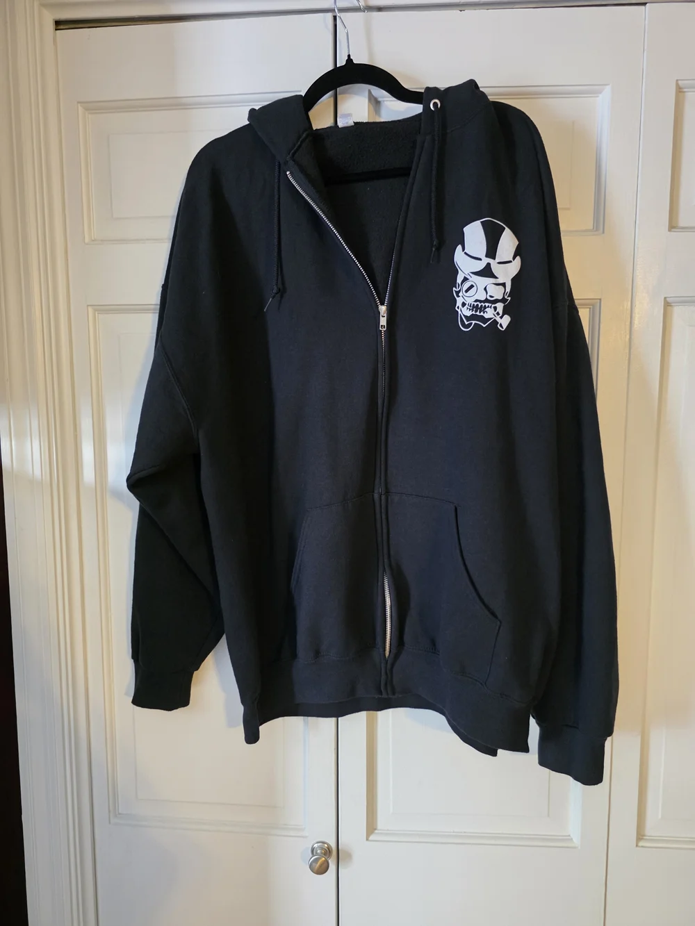 Lovedraft's Brewing Octopus Zip-Up Hoodie 3XL Black Fleece Graphic Sweatshirt